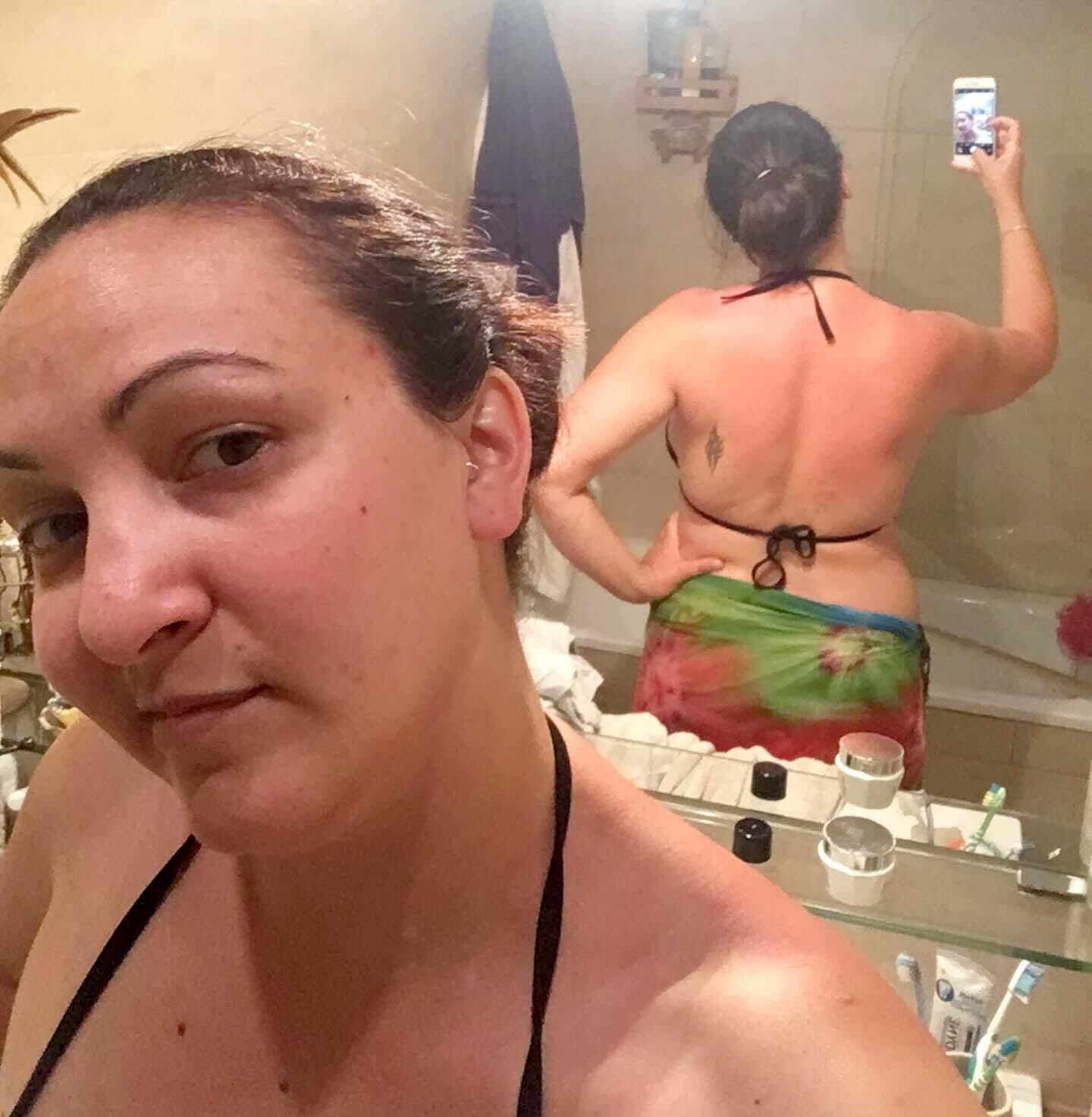 Selfies on holiday
