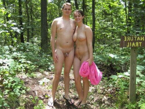 Nudist couple
