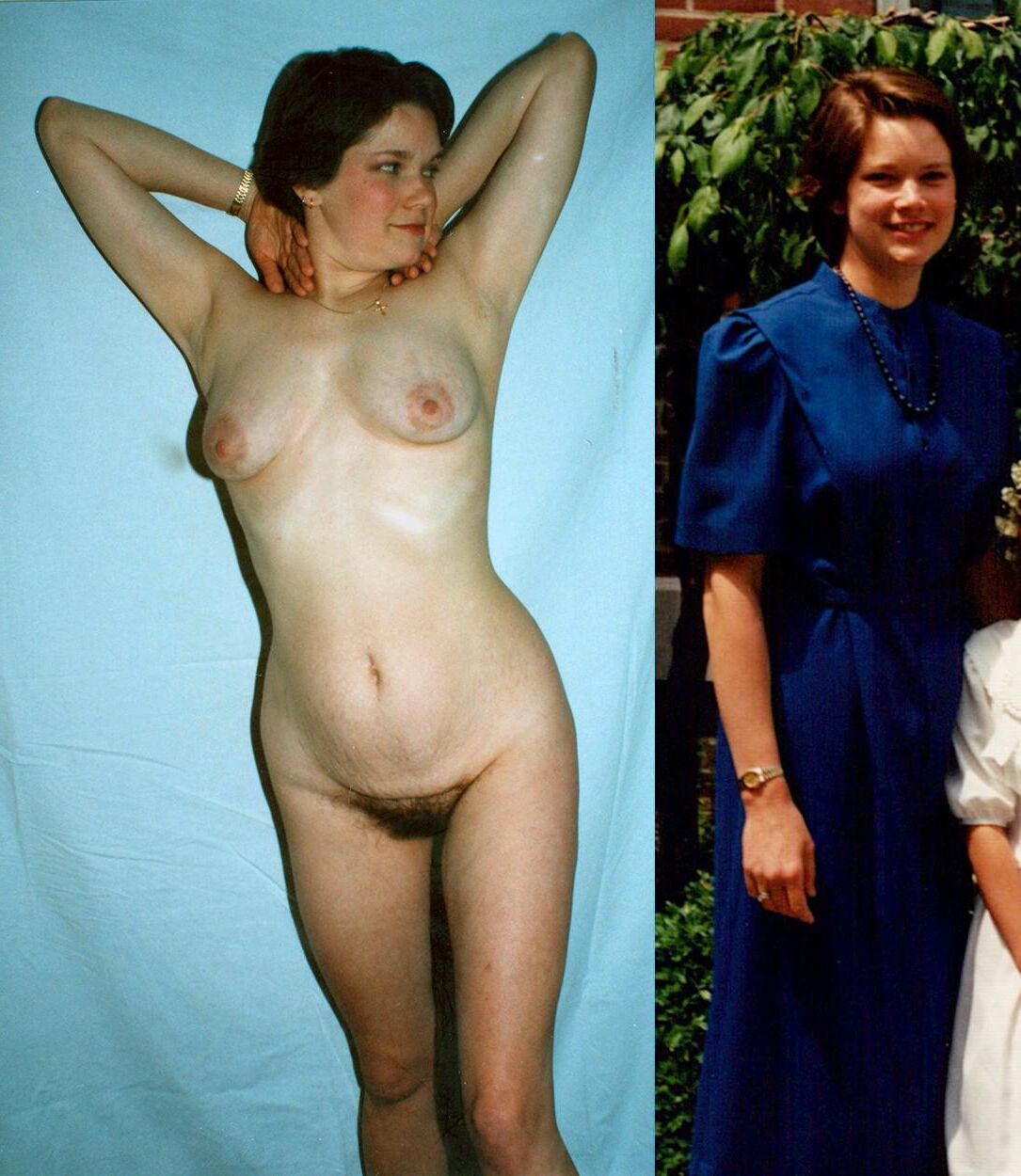 My wife dressed undressed