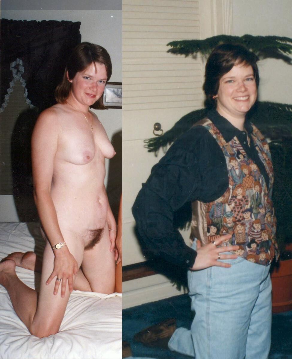 My wife dressed undressed