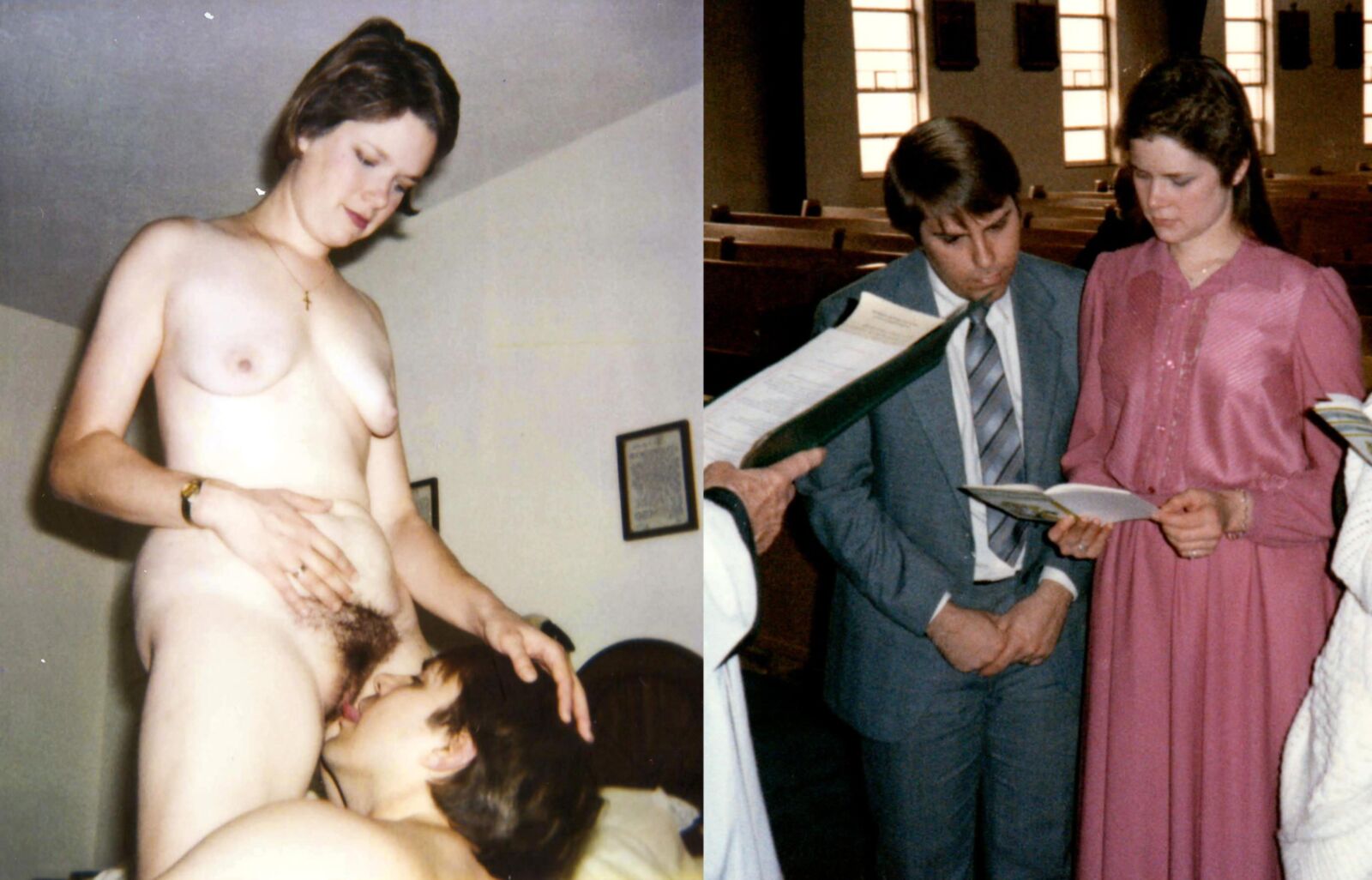 My wife dressed undressed
