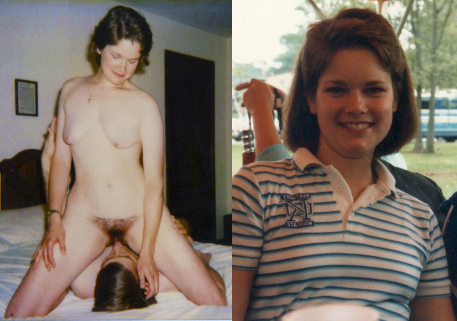 My wife dressed undressed