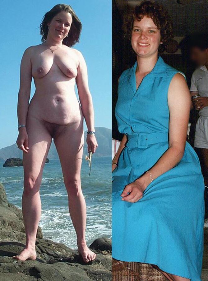 My wife dressed undressed