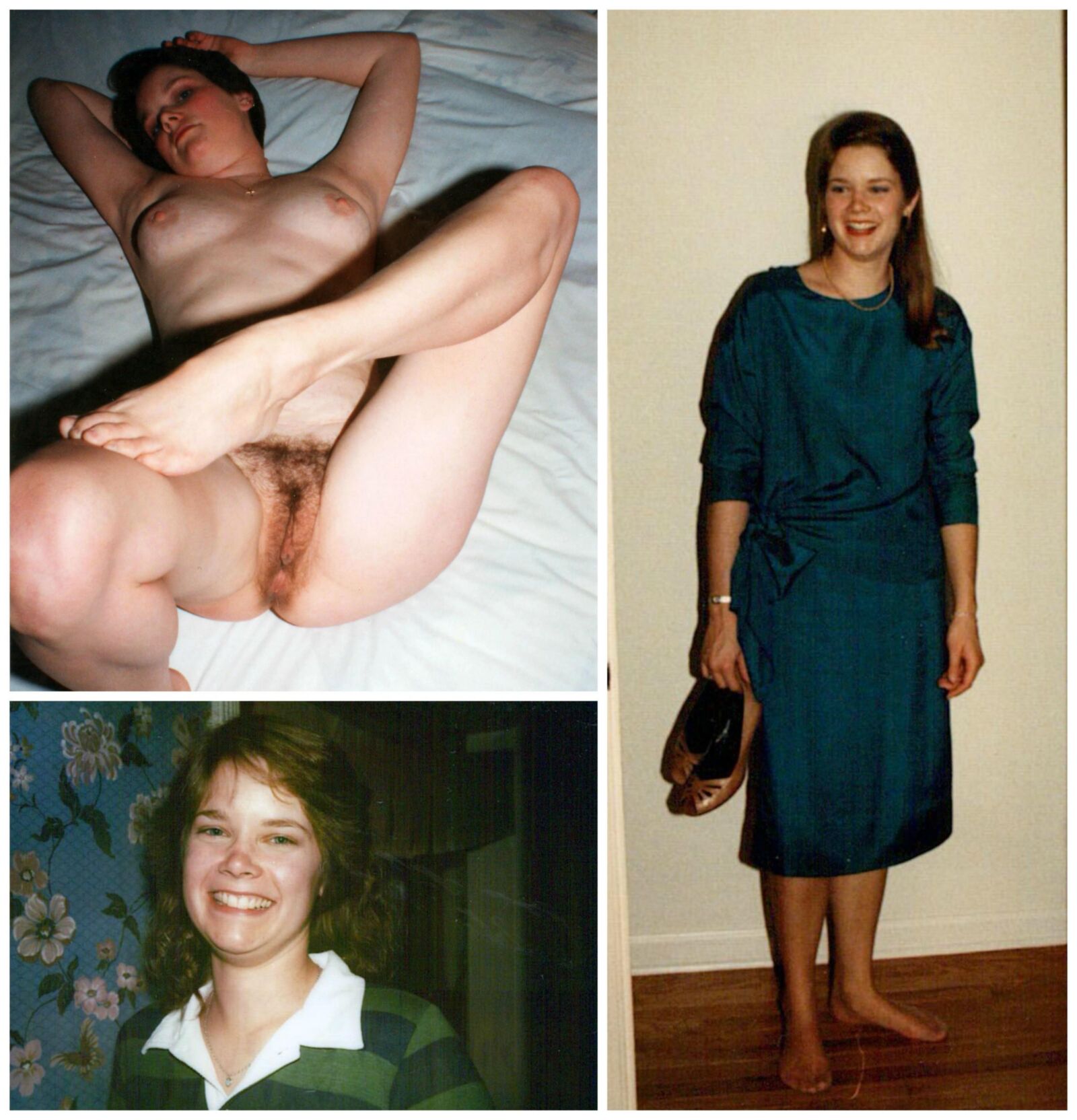 My wife dressed undressed