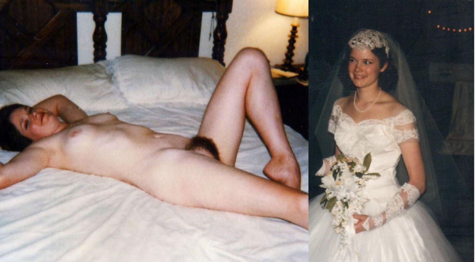 My wife dressed undressed