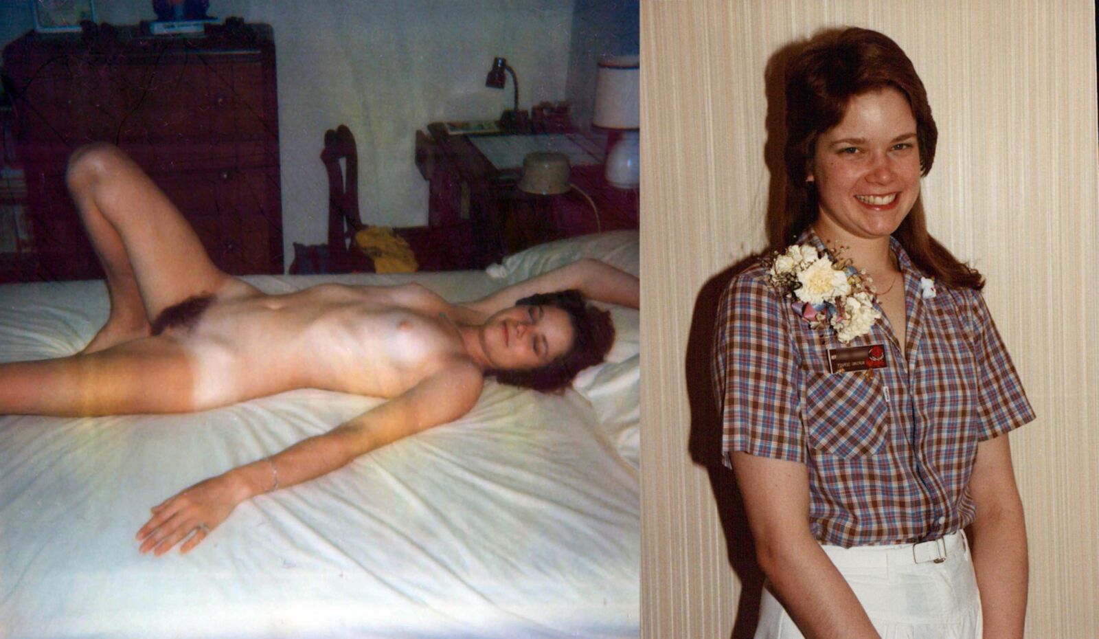 My wife dressed undressed