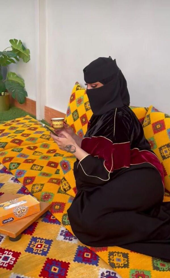 Árabe hijab turbanli