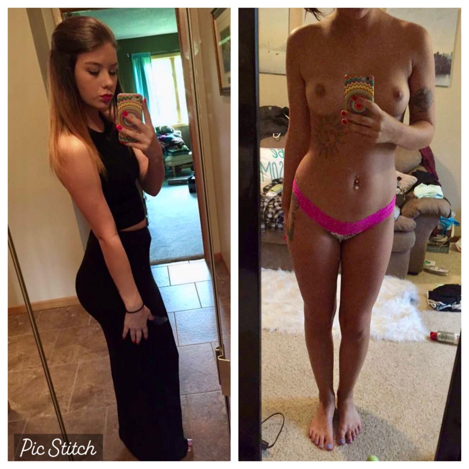 Sexy slim brunette 