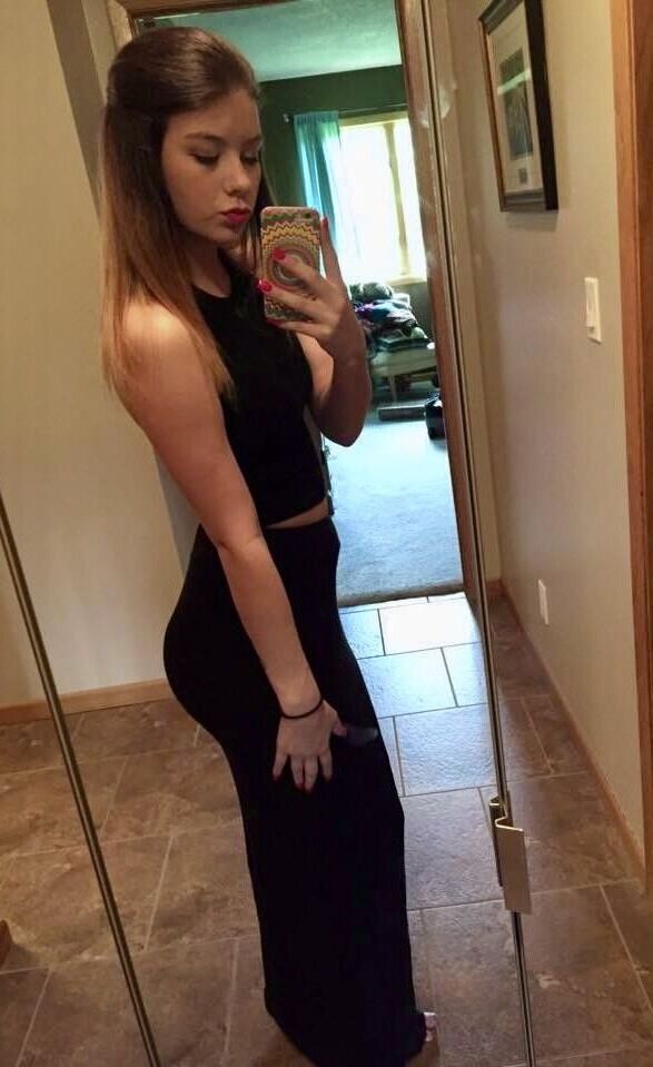 Sexy slim brunette 