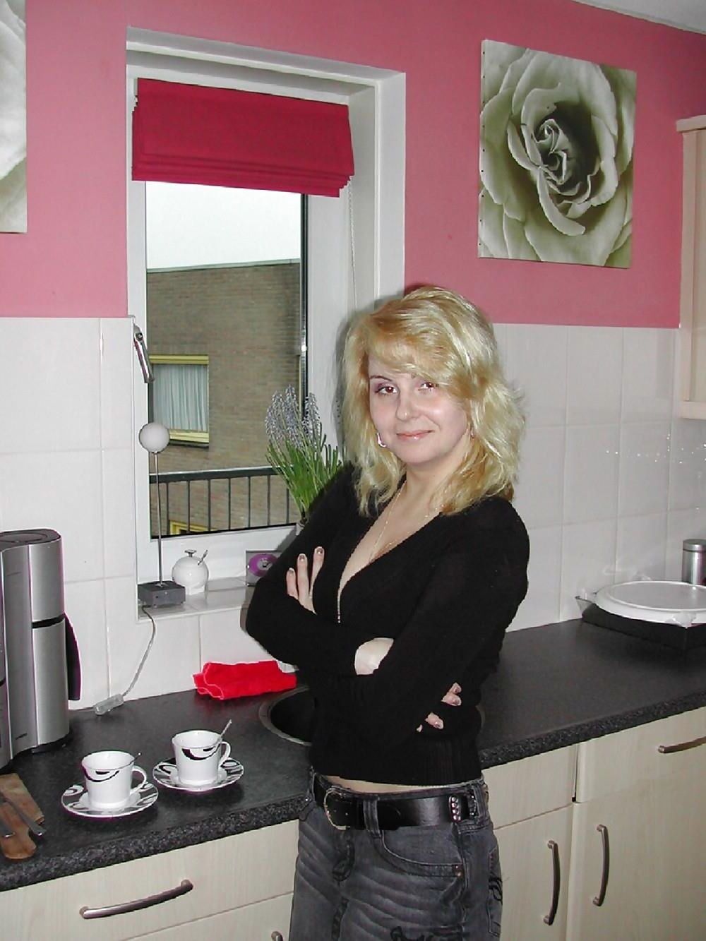 Linda loira milf