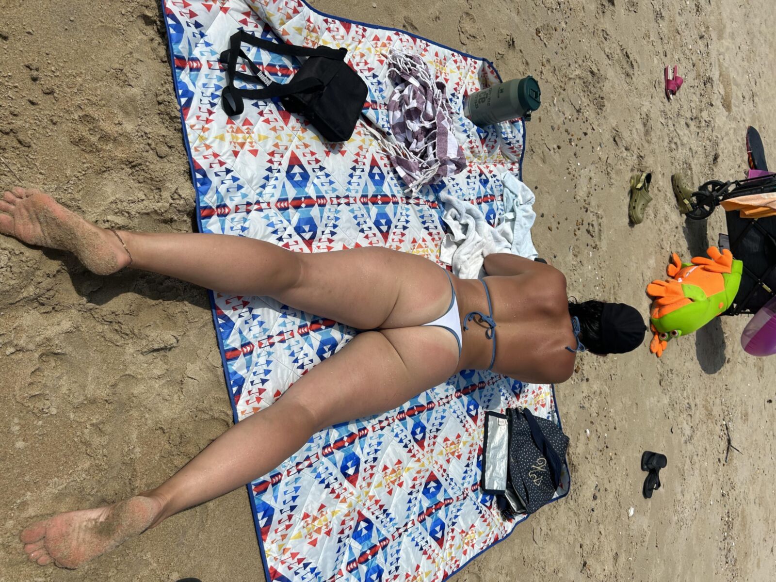 At the beach