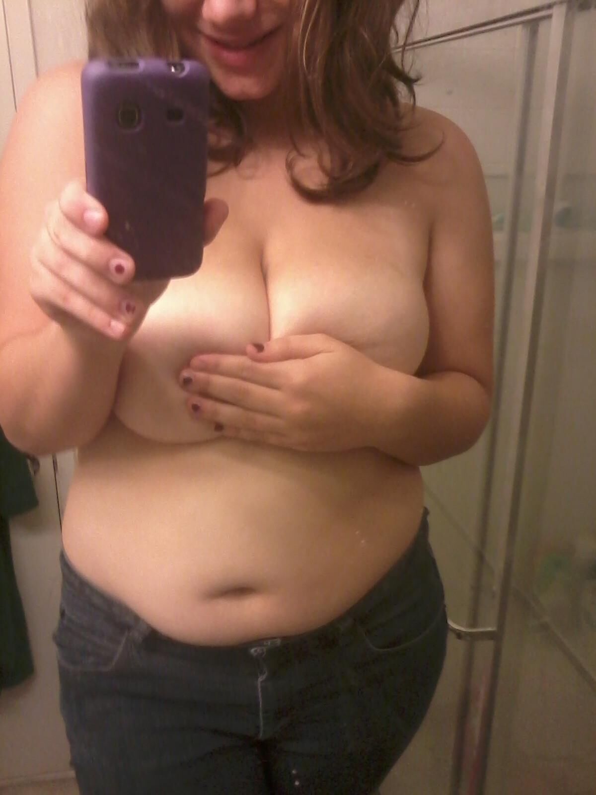 Cute Chubby Nerd with an Old Camera