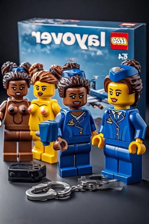 Lego NSFW Imagined set: "Layover!"