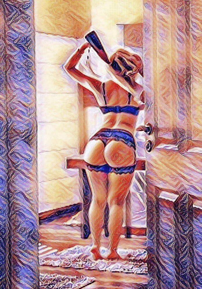 We love Hot ladies in bathroom#