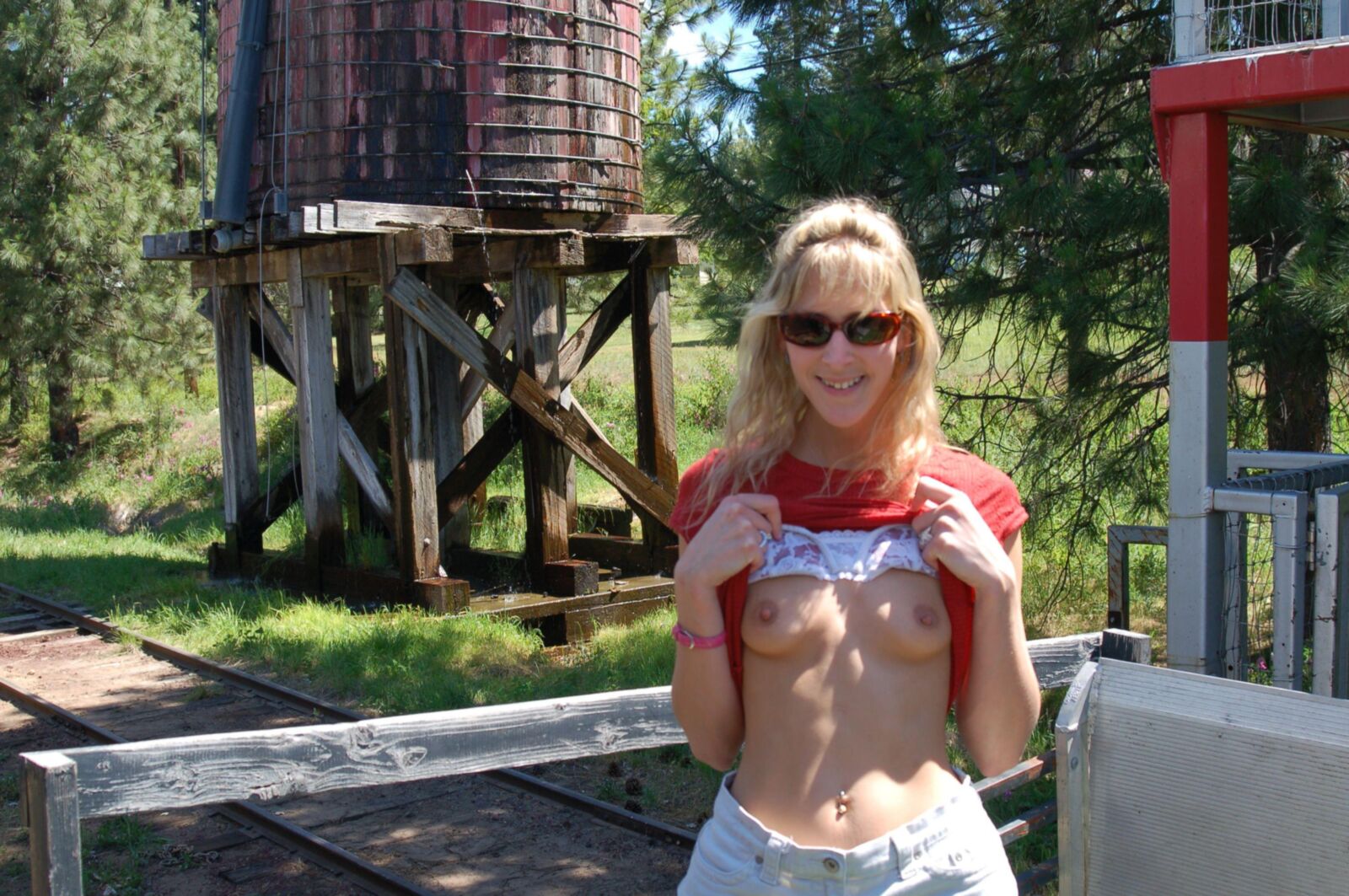 Topless in Denim 