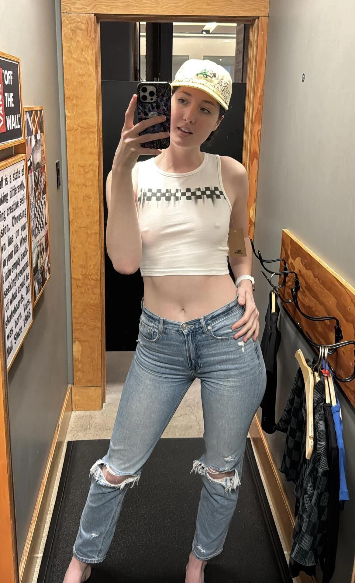 Topless in Denim 