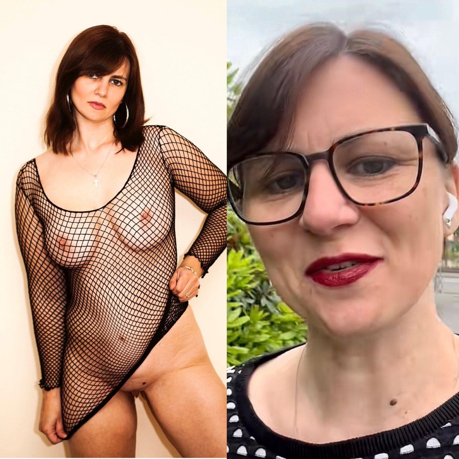 Reife Frau im Laufe der Jahre
