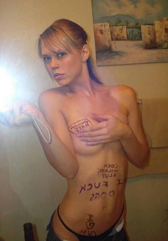 	 Wisconsin Whore Trashy begged me to upload these slutty pics!