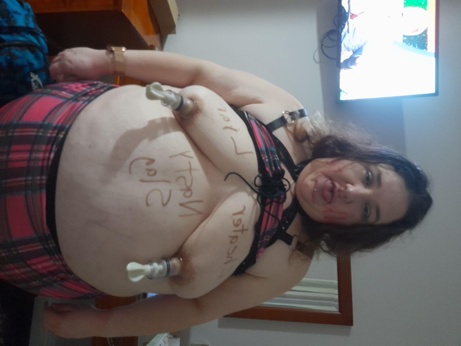 Mein betrügerischer BBW Hure fick Schwein Frau