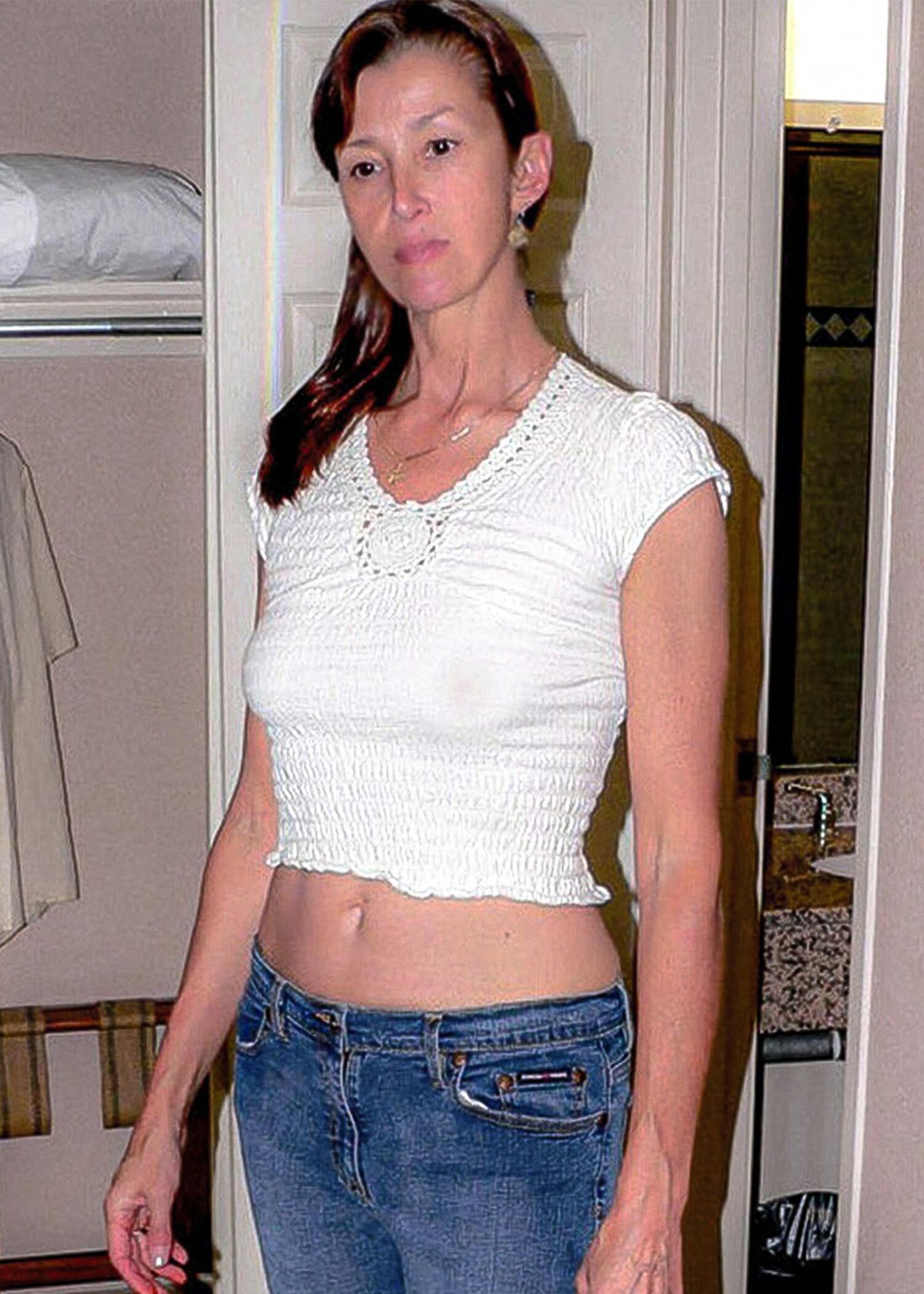 Frau in Jeans