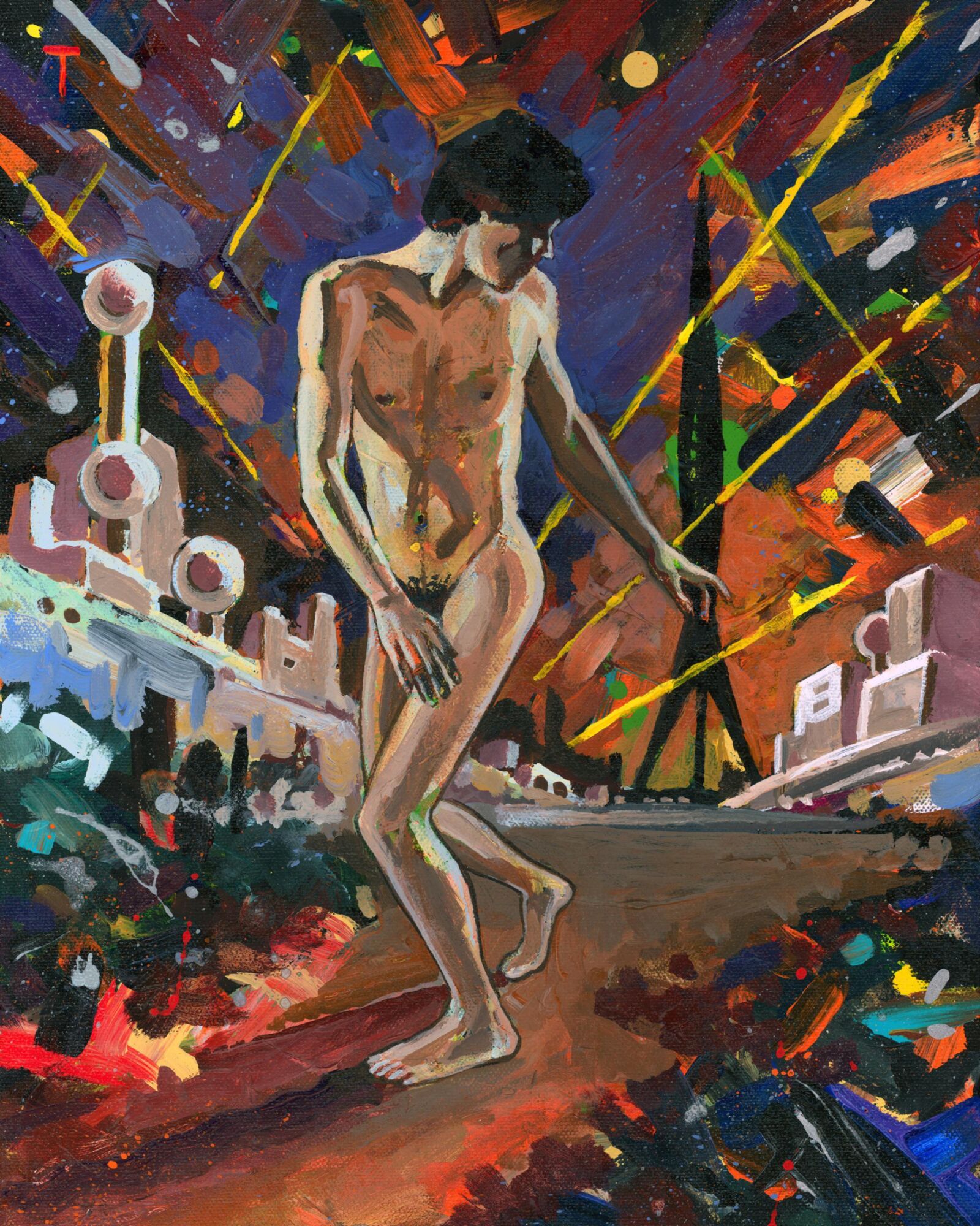 Obra de arte desnuda