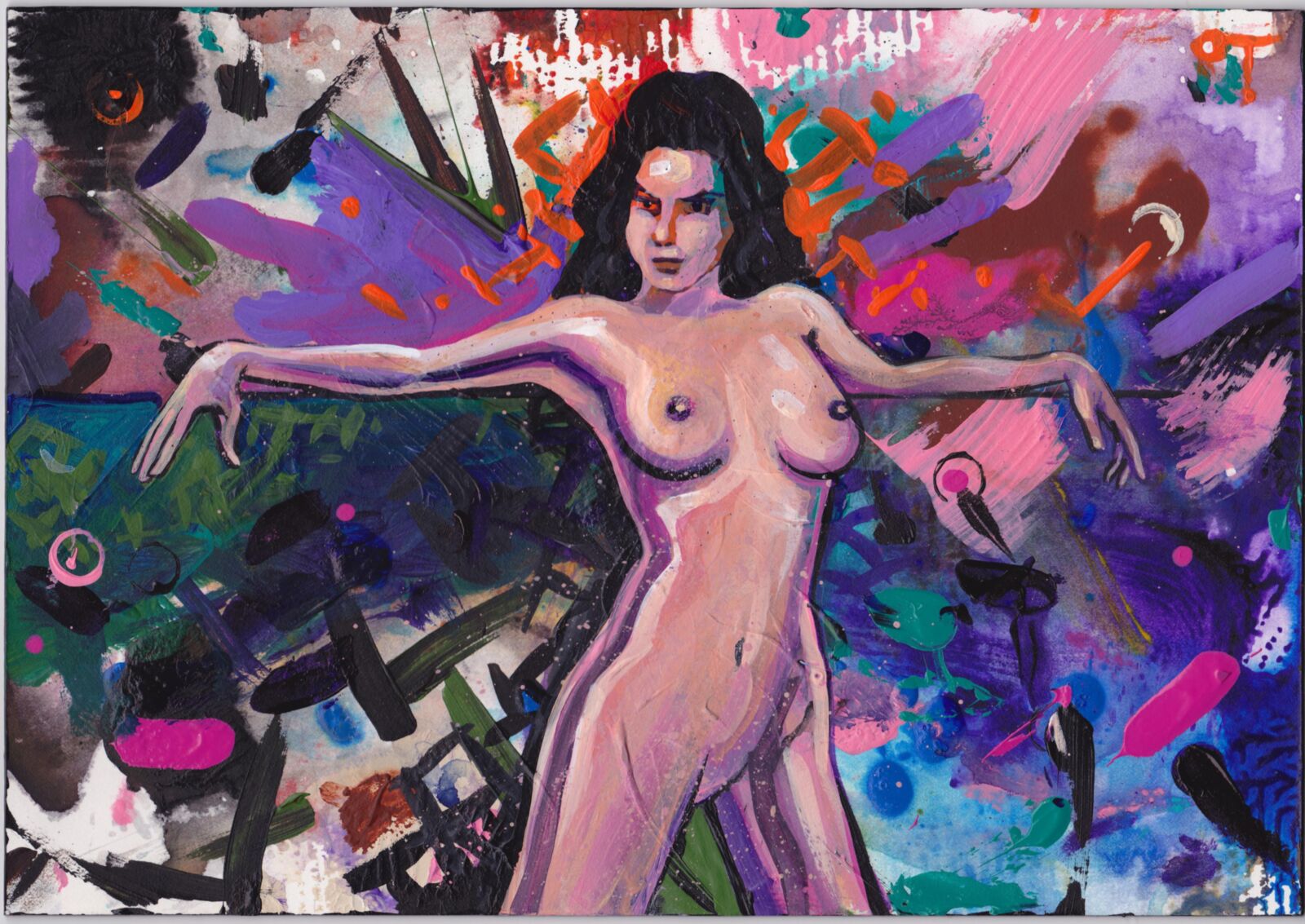 Obra de arte desnuda