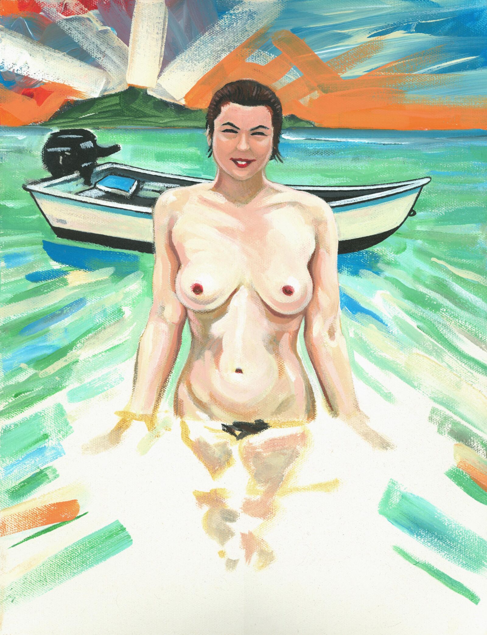Obra de arte desnuda