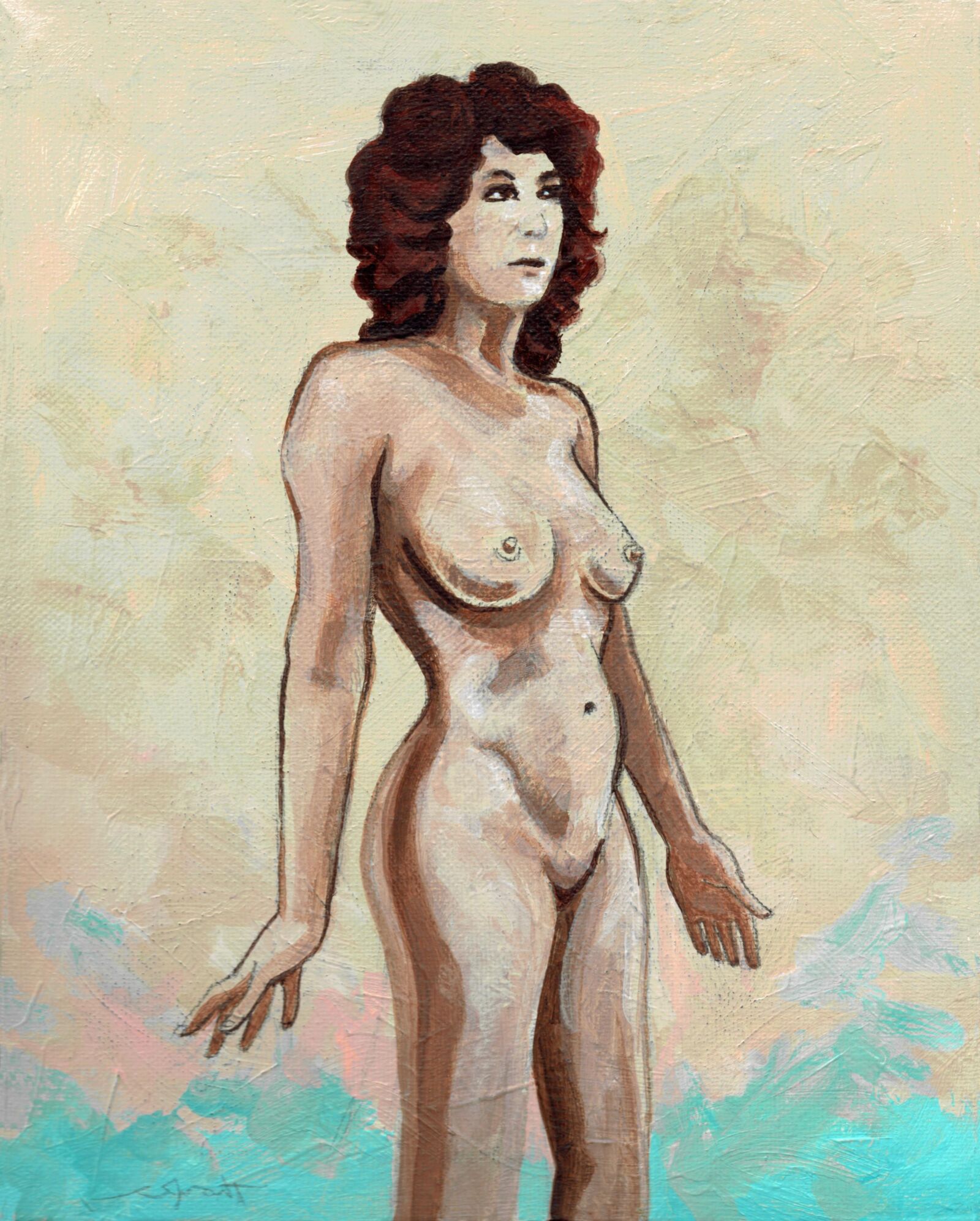 Obra de arte desnuda