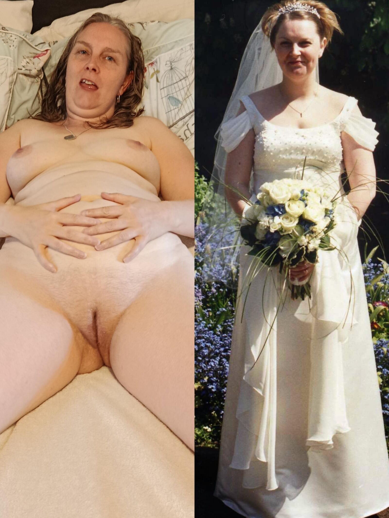 Fran UK Slut Dressed / Undressed Dirty Slag