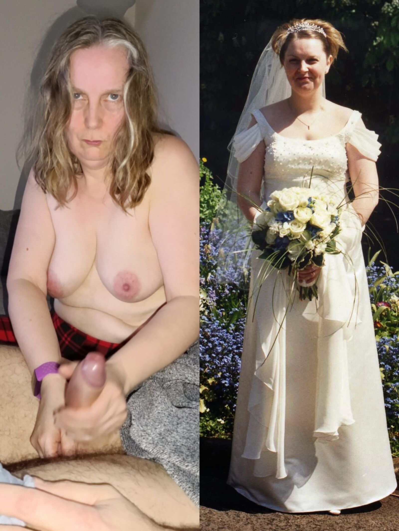 Fran UK Slut Dressed / Undressed Dirty Slag