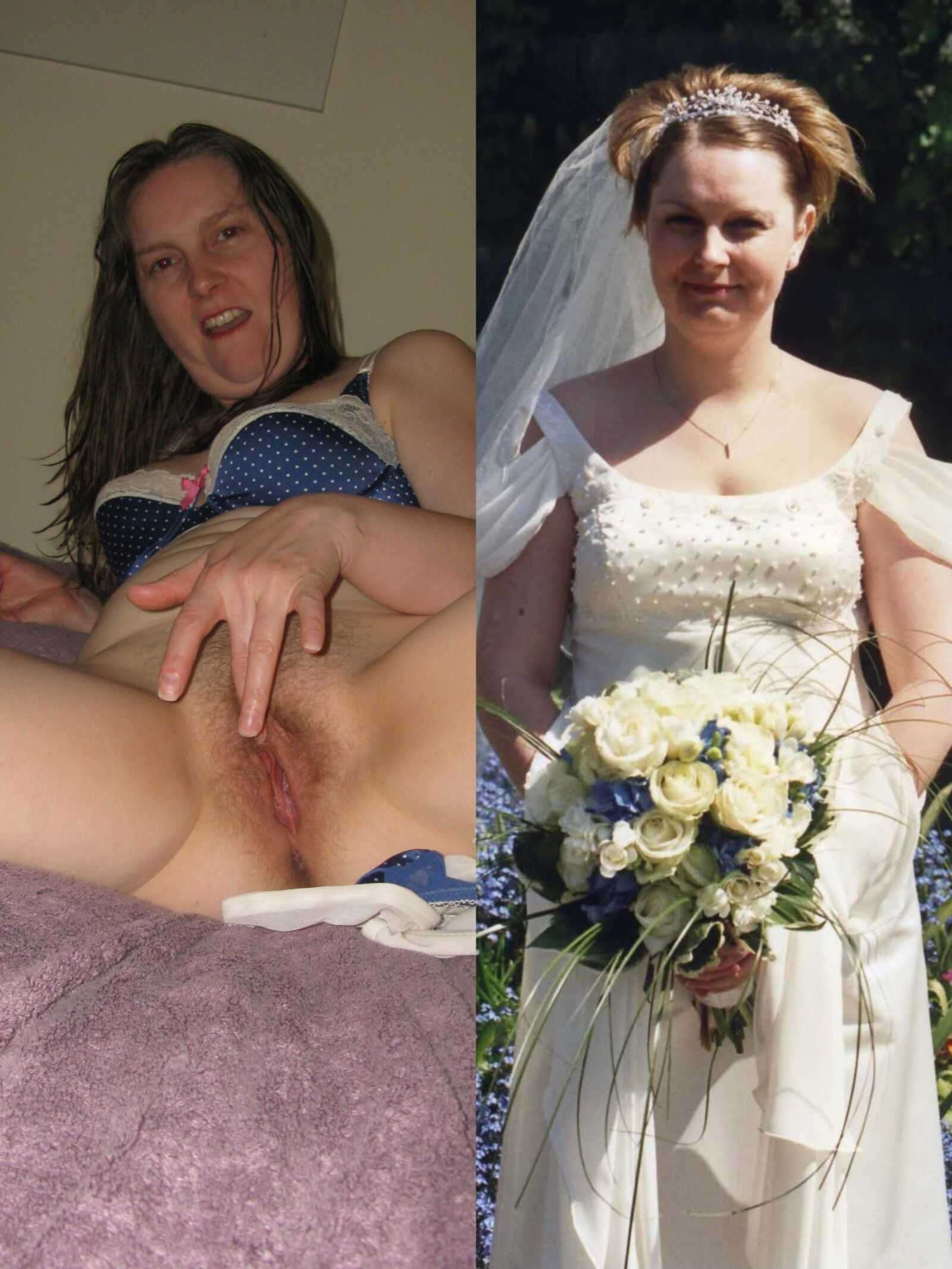 Fran UK Slut Dressed / Undressed Dirty Slag