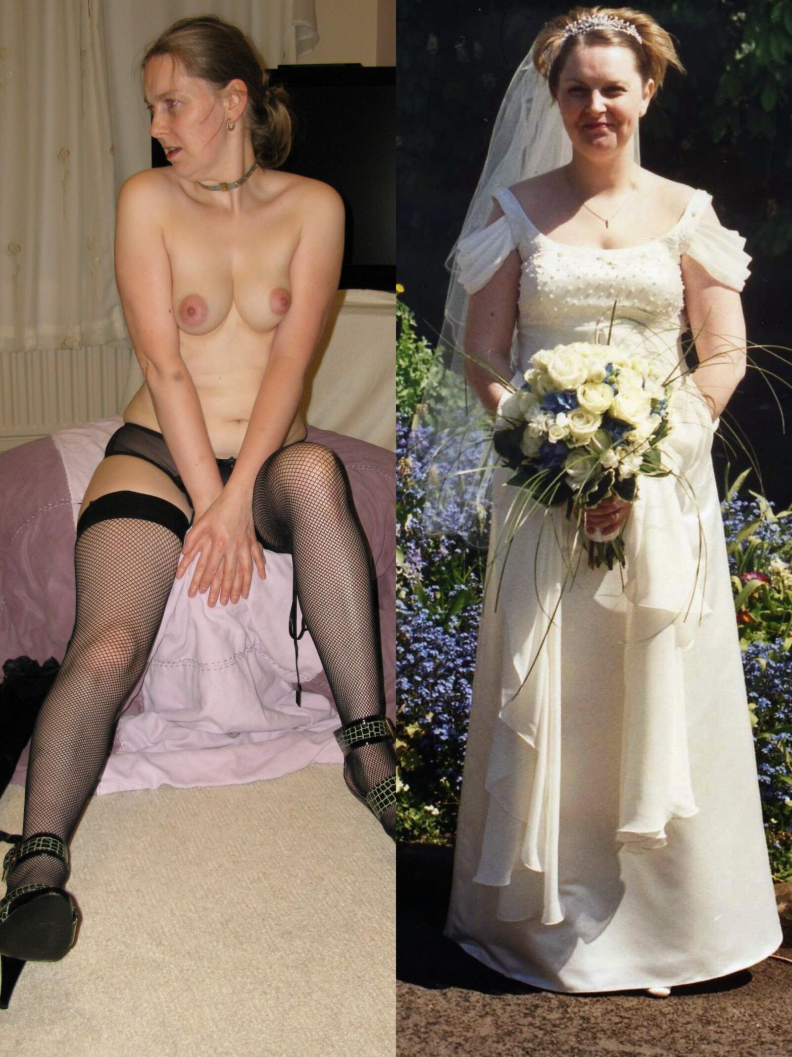 Fran UK Slut Dressed / Undressed Dirty Slag