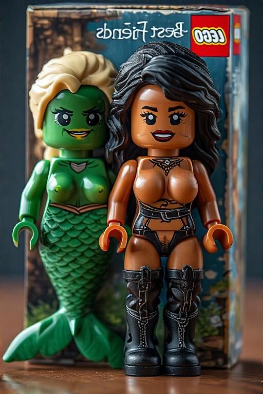 LEGO NSFW Caja imaginada Conjuntos: "Mejores amigos"