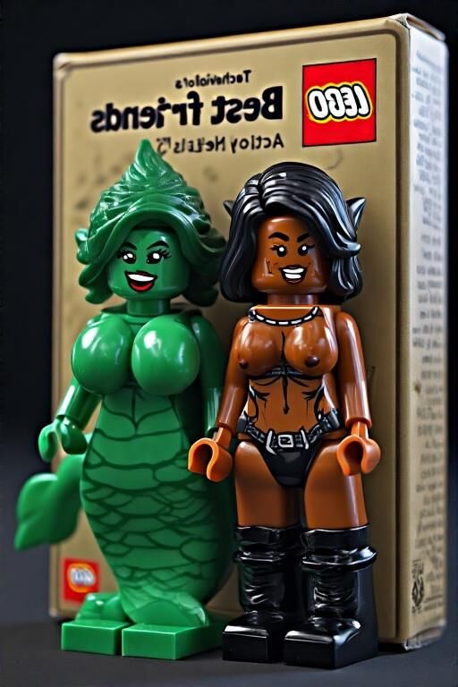 LEGO NSFW Caja imaginada Conjuntos: "Mejores amigos"