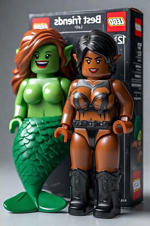 LEGO NSFW Caja imaginada Conjuntos: "Mejores amigos"
