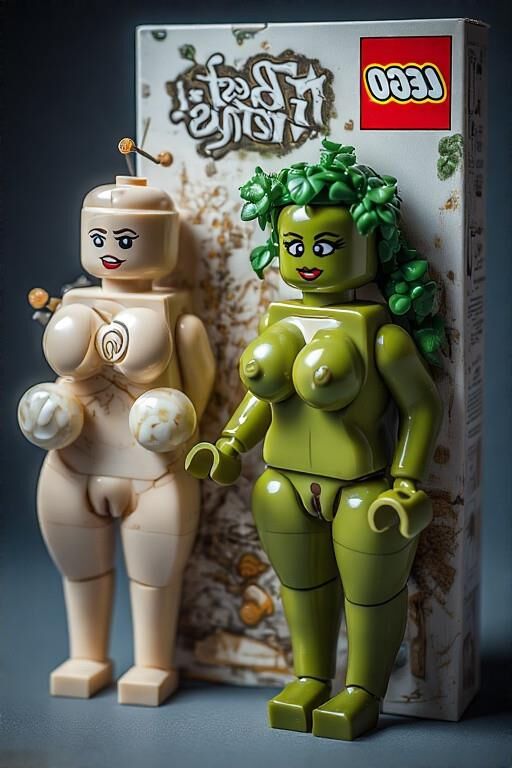 LEGO NSFW Caja imaginada Conjuntos: "Mejores amigos"
