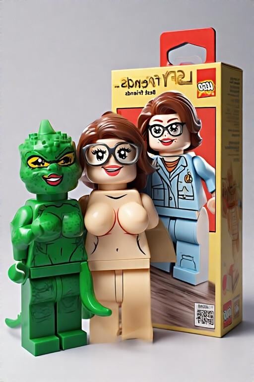 LEGO NSFW Caja imaginada Conjuntos: "Mejores amigos"
