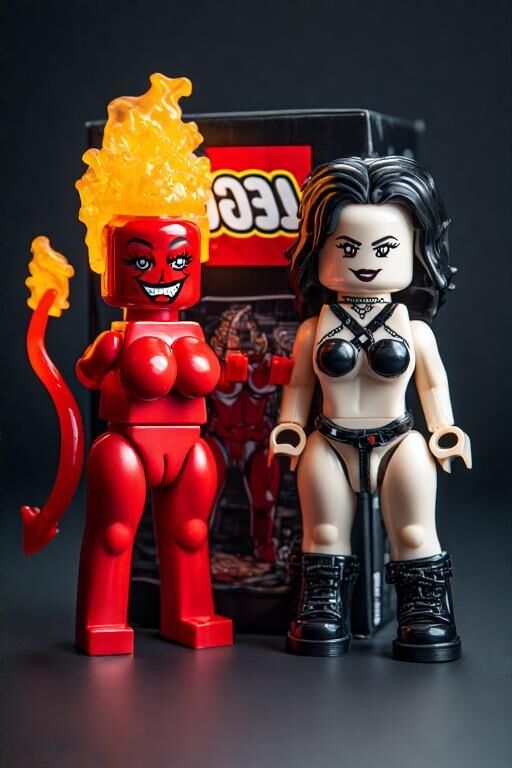 LEGO NSFW Caja imaginada Conjuntos: "Mejores amigos"