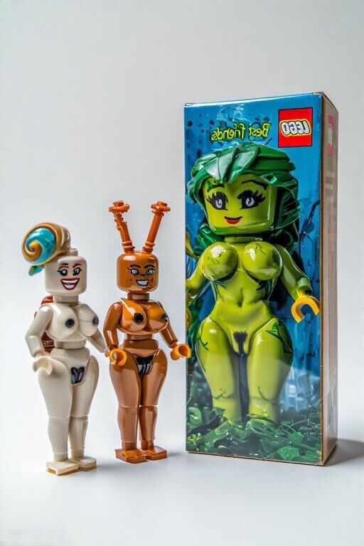 LEGO NSFW Caja imaginada Conjuntos: "Mejores amigos"