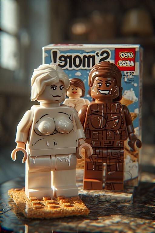 LEGO NSFW Caja imaginada Conjuntos: "Mejores amigos"