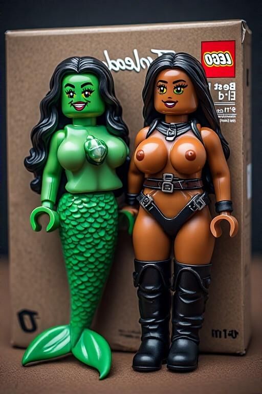LEGO NSFW Caja imaginada Conjuntos: "Mejores amigos"