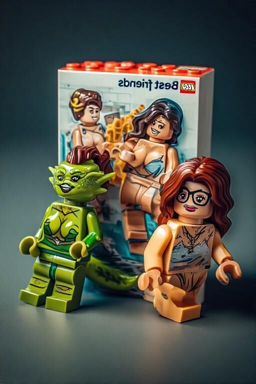 LEGO NSFW Caja imaginada Conjuntos: "Mejores amigos"